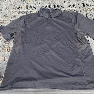 Men’s Black Lululemon Gold Shirt Polo